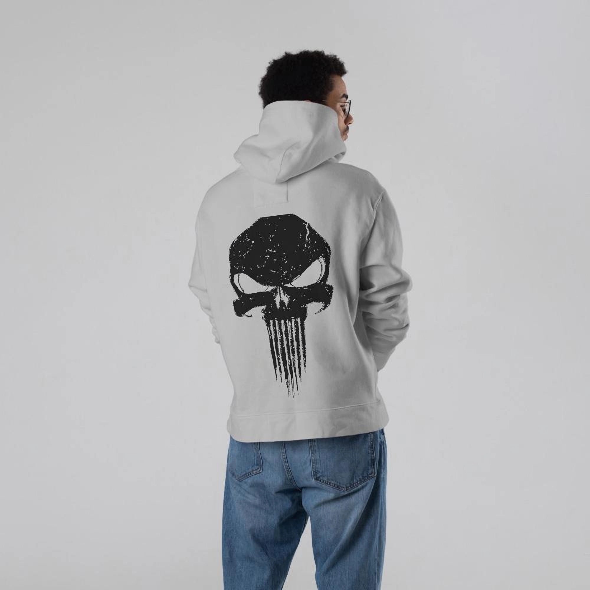 Punisher 2.0 - Light Grey - Oversized Hoodie
