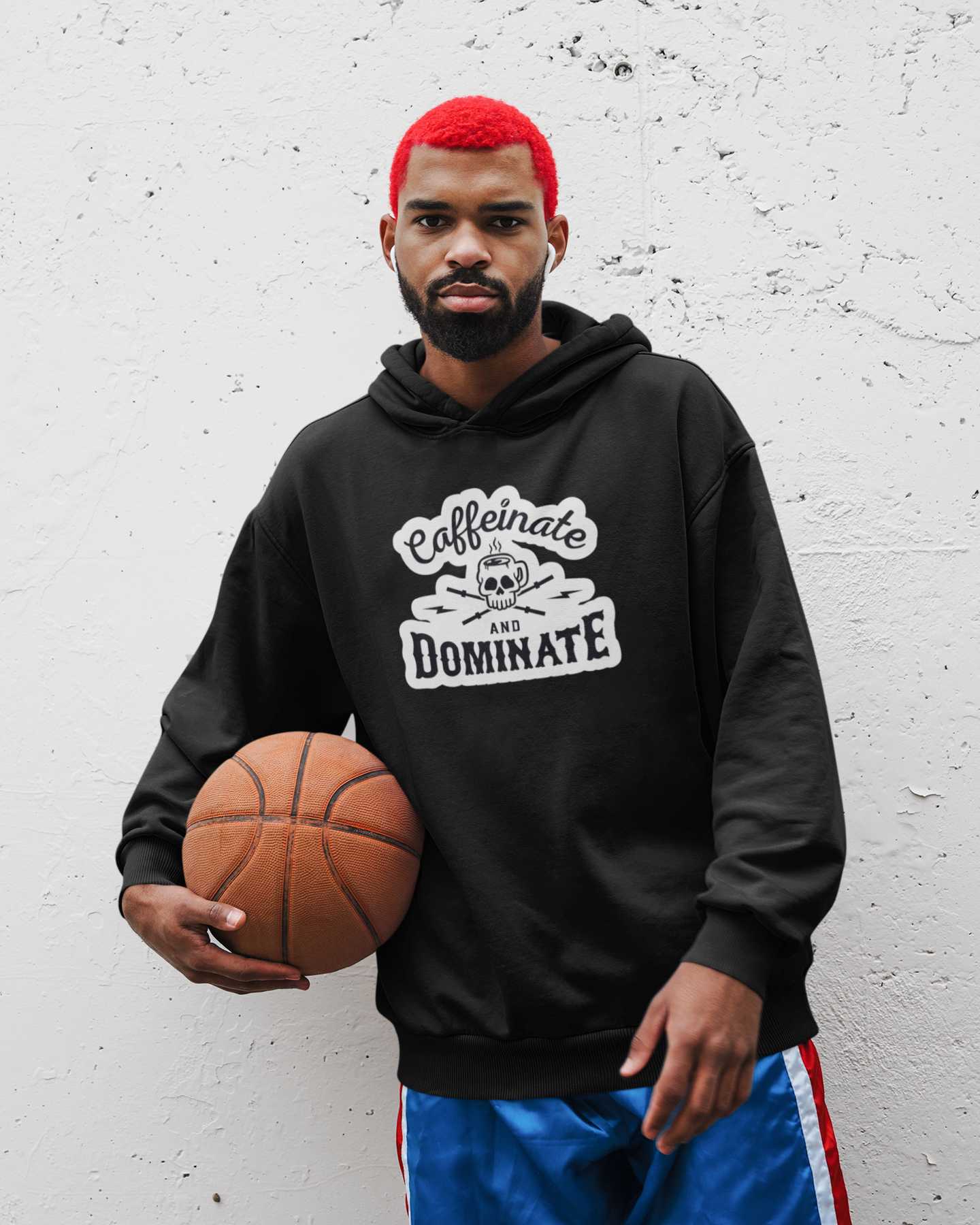 Caffeinate And Dominate - Oversized Hoodie