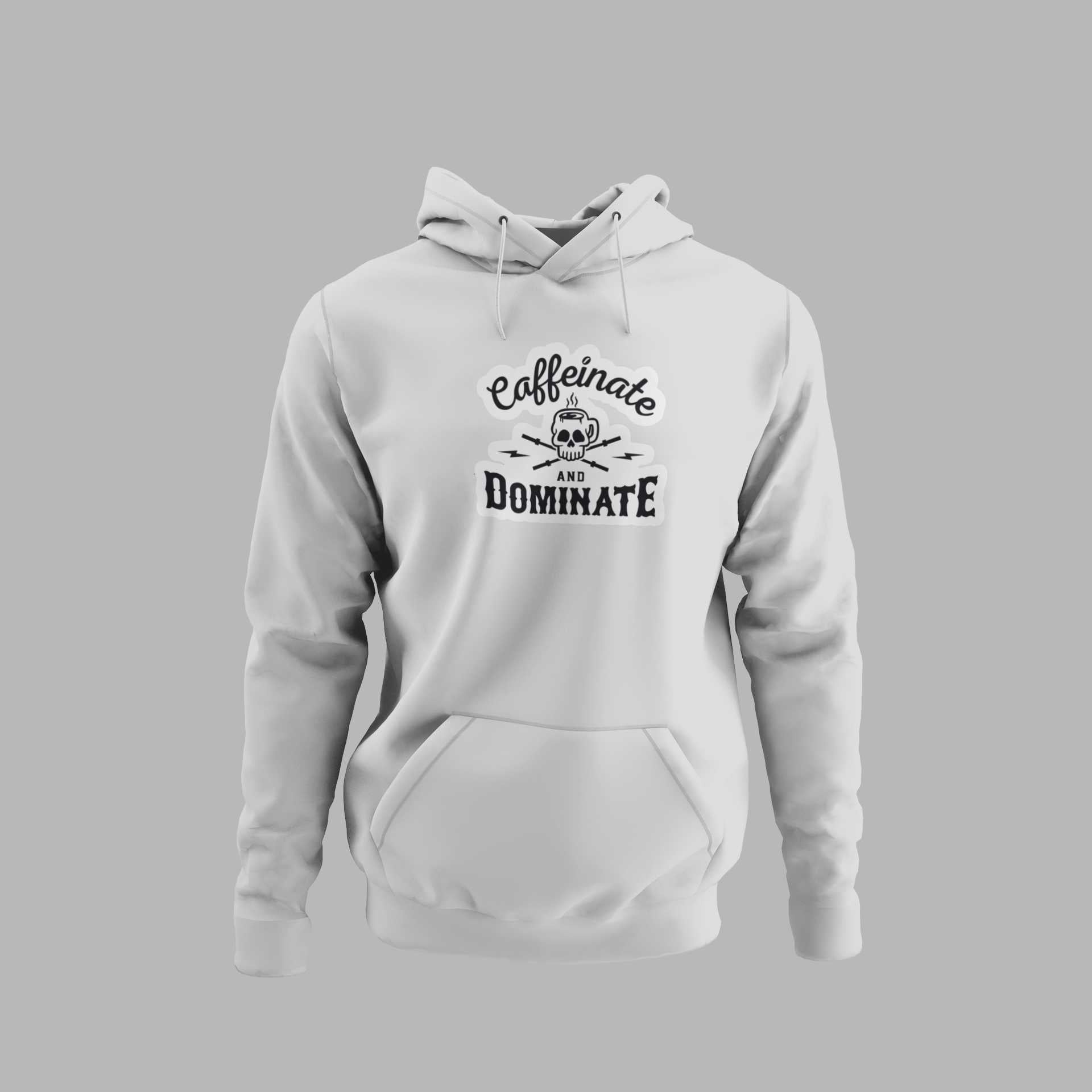 Caffeinate And Dominate - Oversized Hoodie