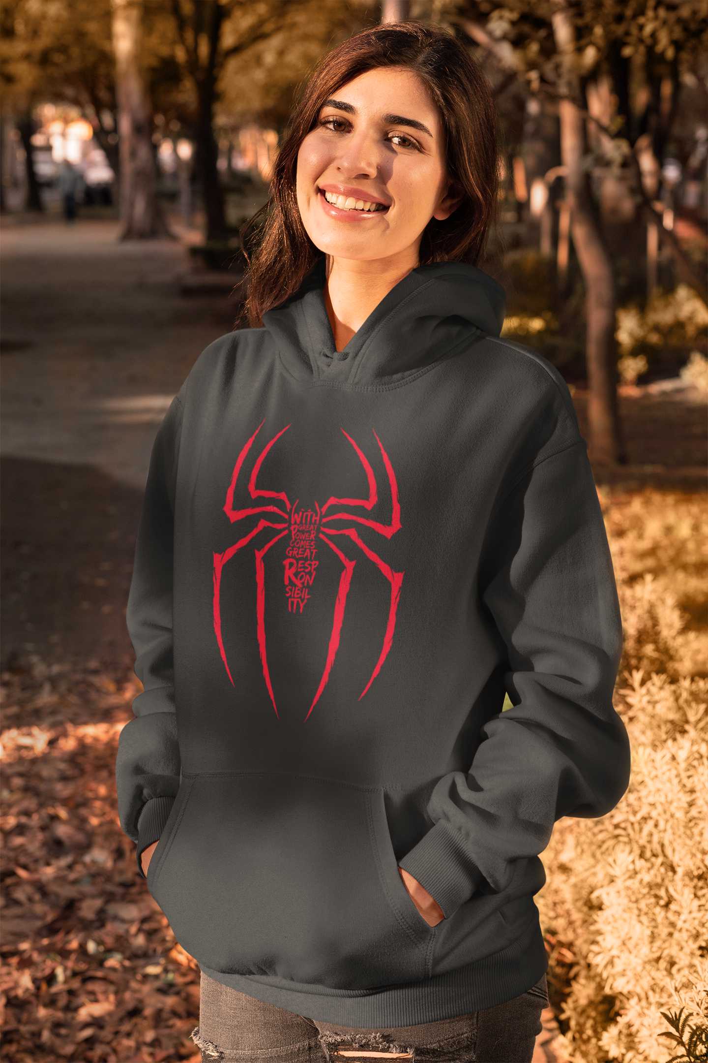 With Great Power Comes Great Responsibility - Oversized Hoodie