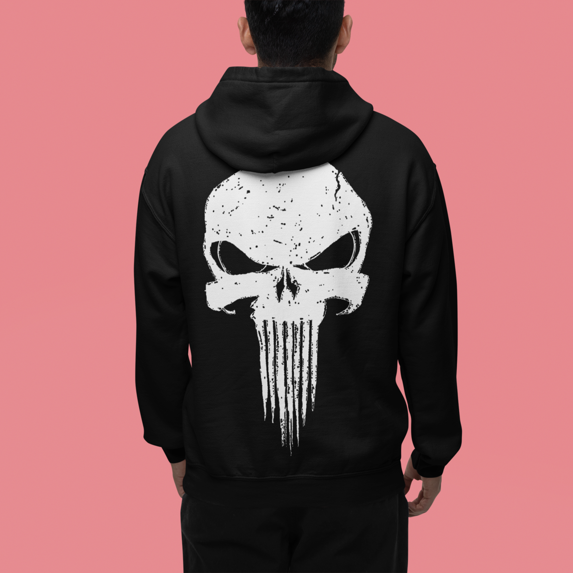 Punisher 2.0 - Black - Oversized Hoodie